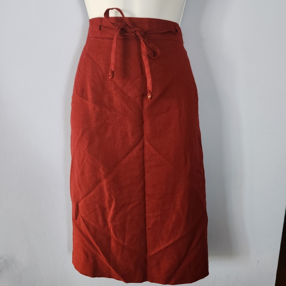 Crimson Lined Skirt